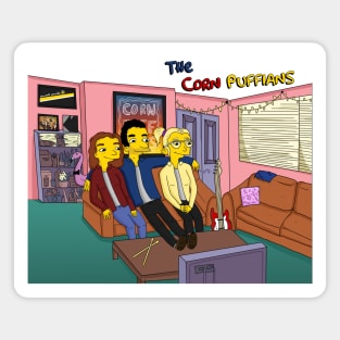 Limited Edition Simpsons Inspired Corn Puffians Design! Magnet